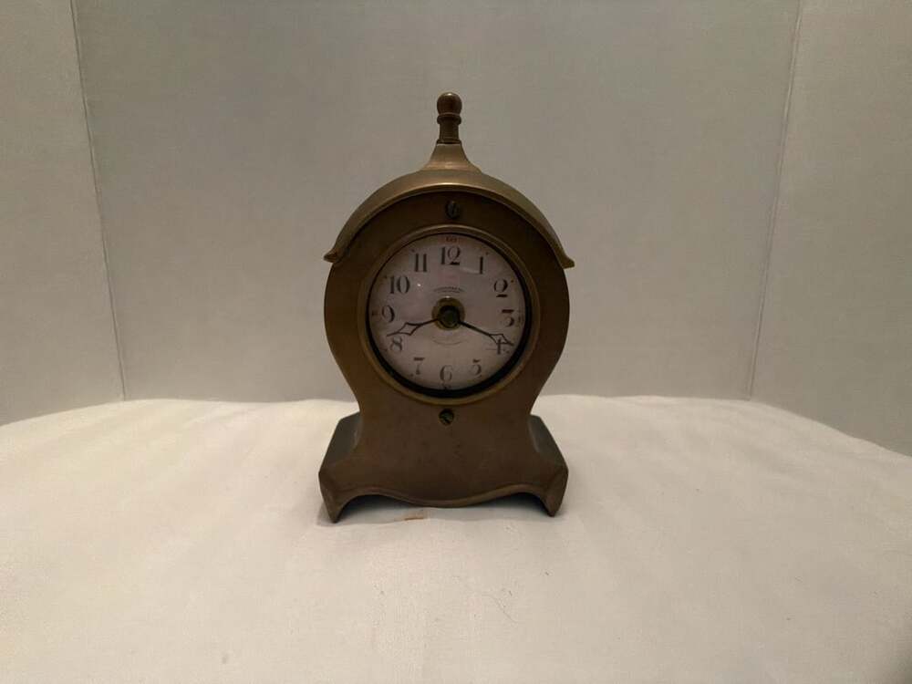 Timeworks Inc. Series 1906 Brass Desk Shelf Clock